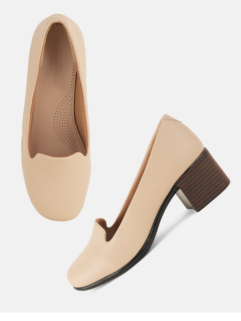 Liscott Round Toe Pumps for Women