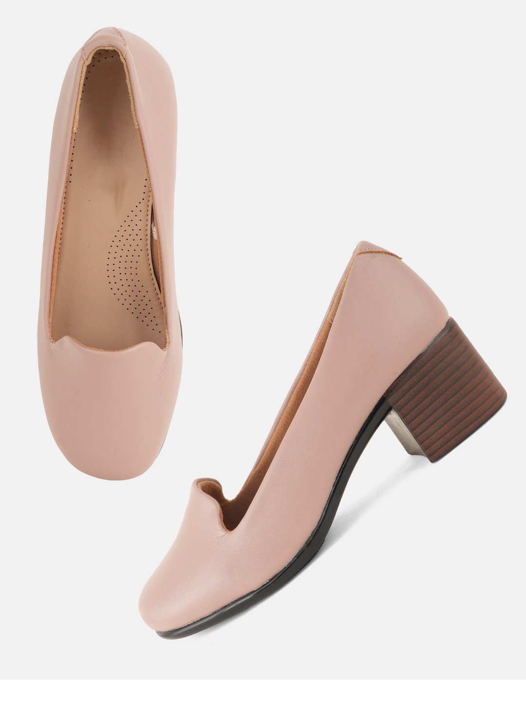 Liscott Round Toe Pumps for Women