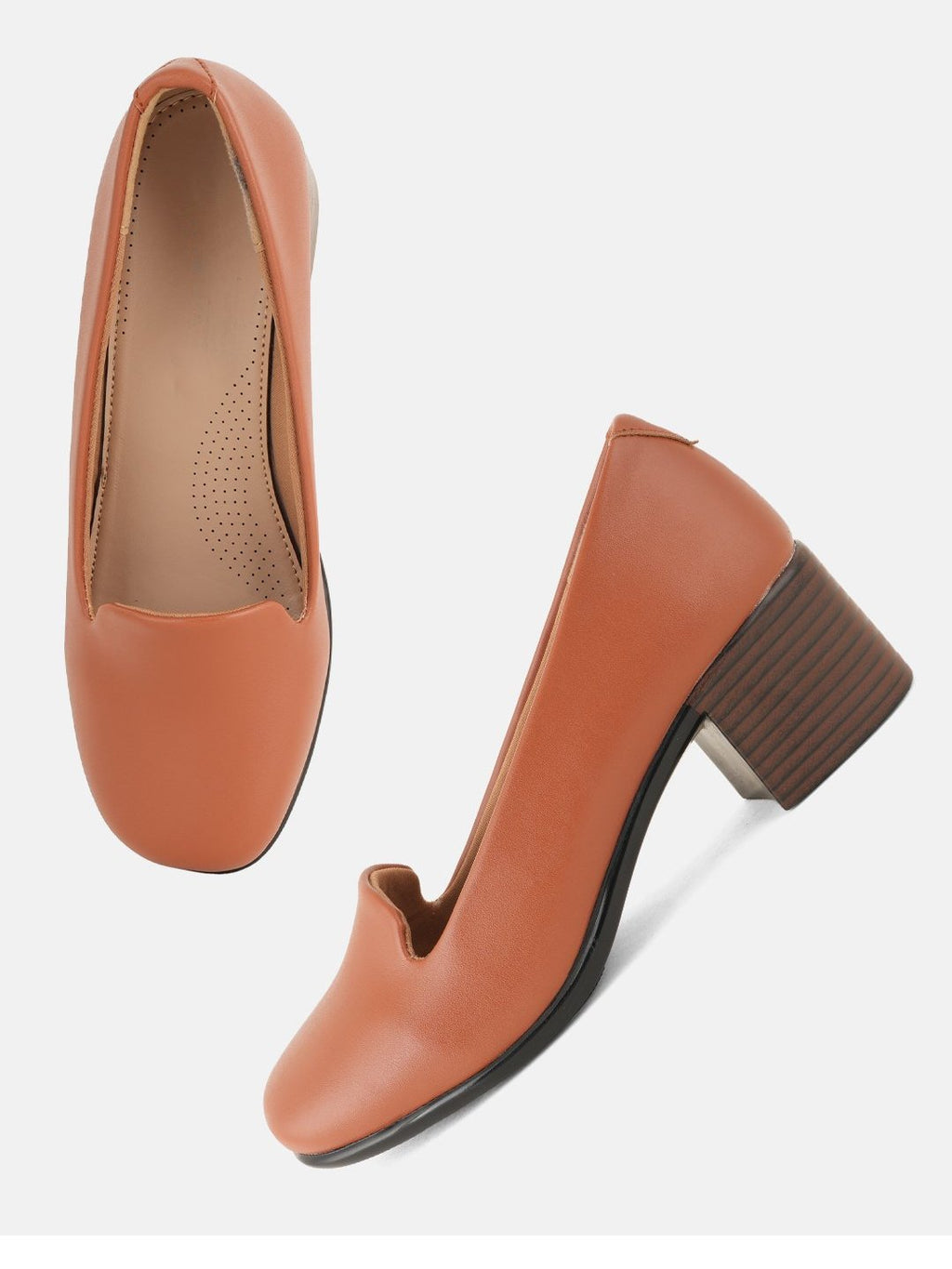 Liscott Round Toe Pumps for Women