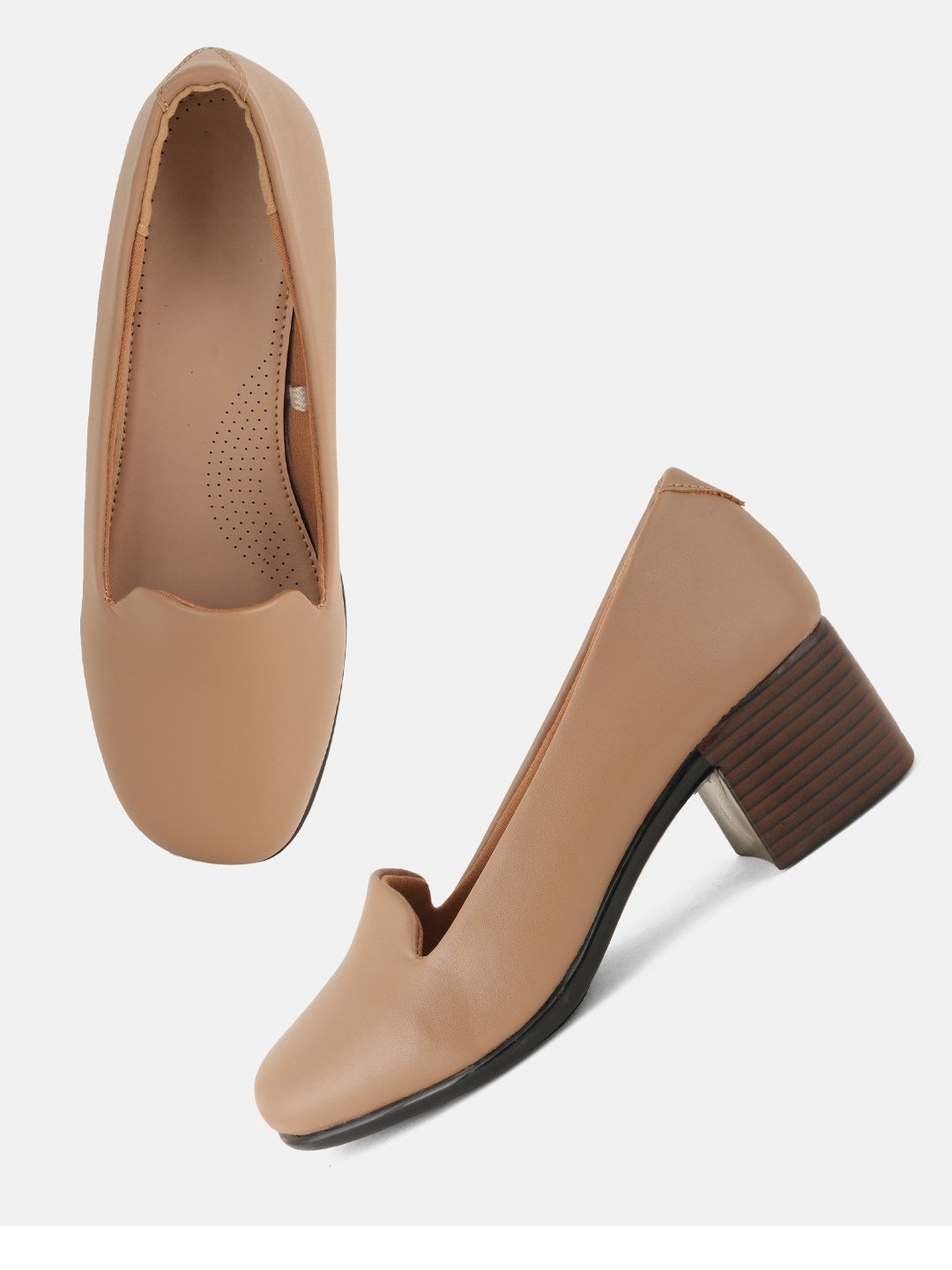 Liscott Round Toe Pumps for Women