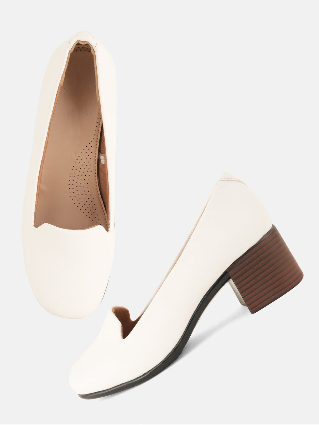 Liscott Round Toe Pumps for Women