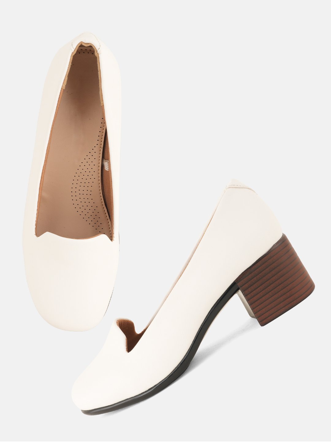 Liscott Round Toe Pumps for Women