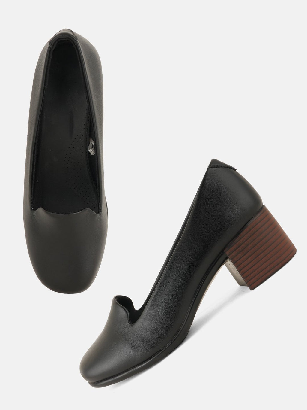 Liscott Round Toe Pumps for Women