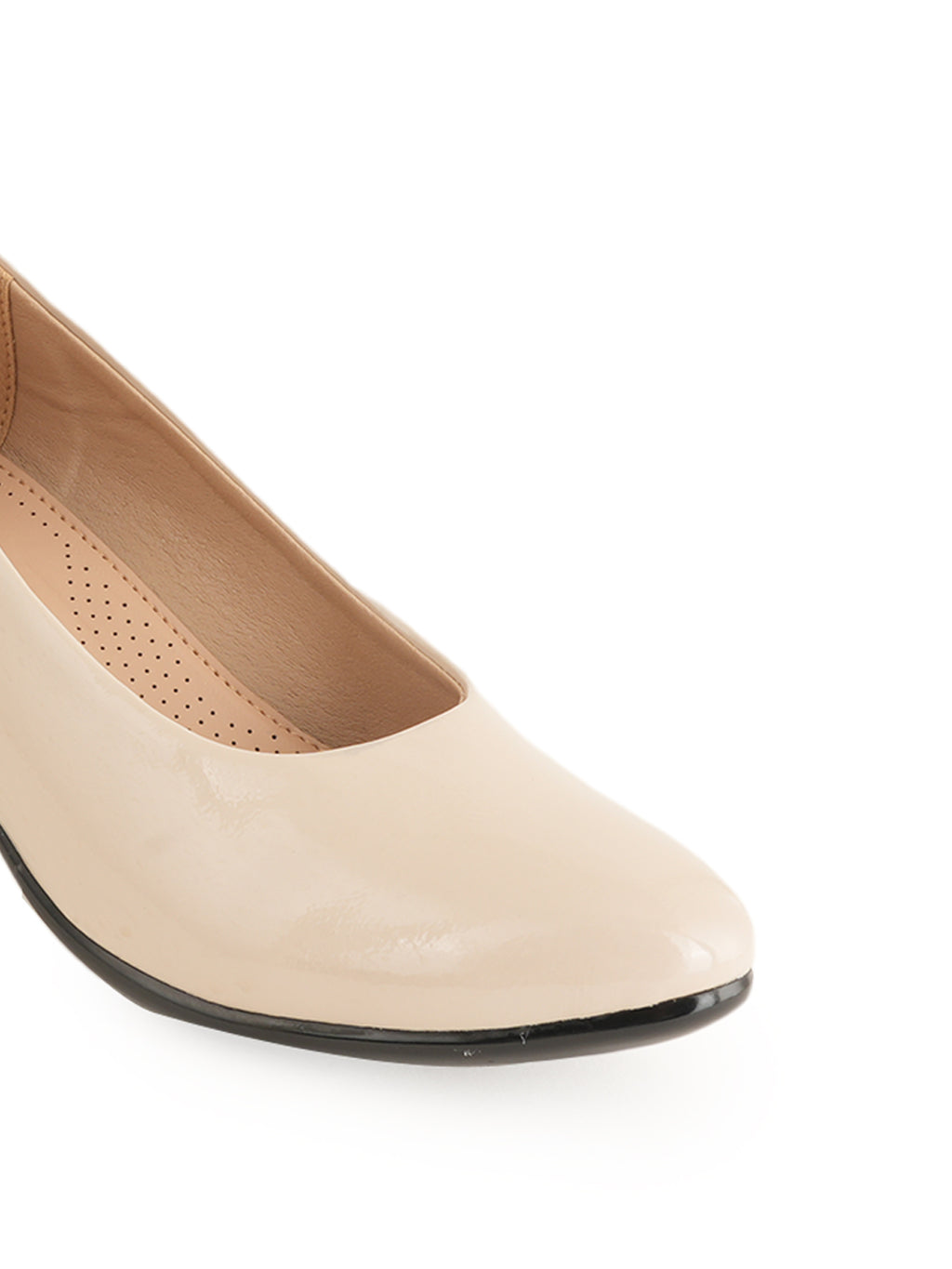 Liscott Solid Block Heel Pumps for Women