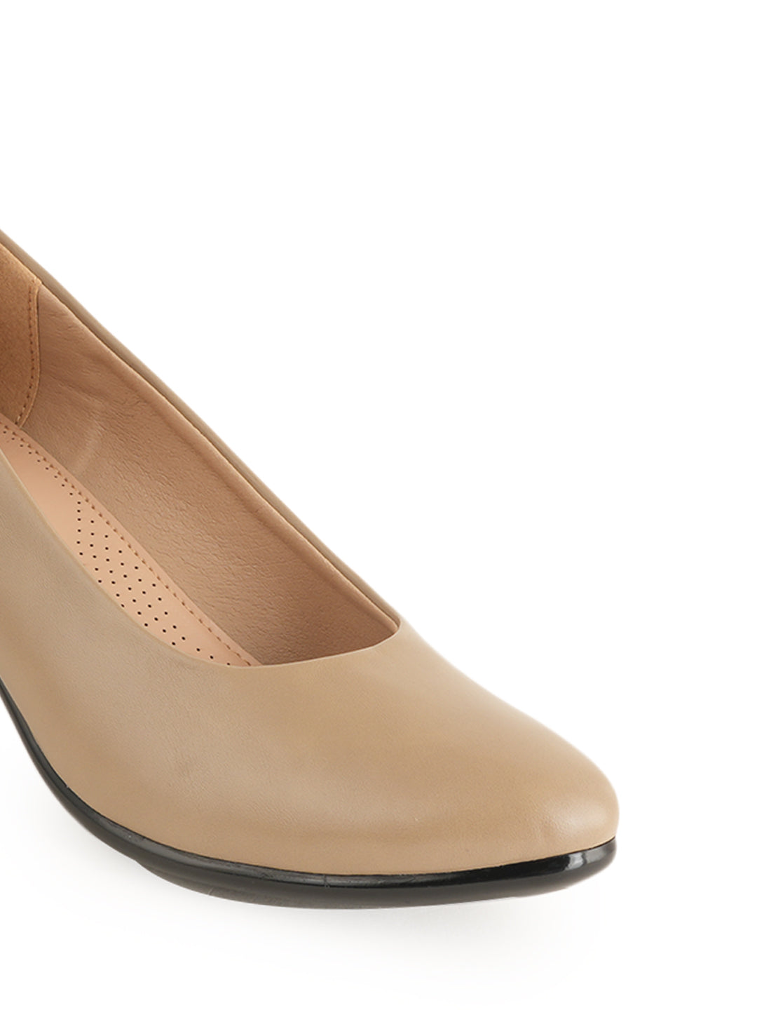 Liscott Solid Block Heel Pumps for Women