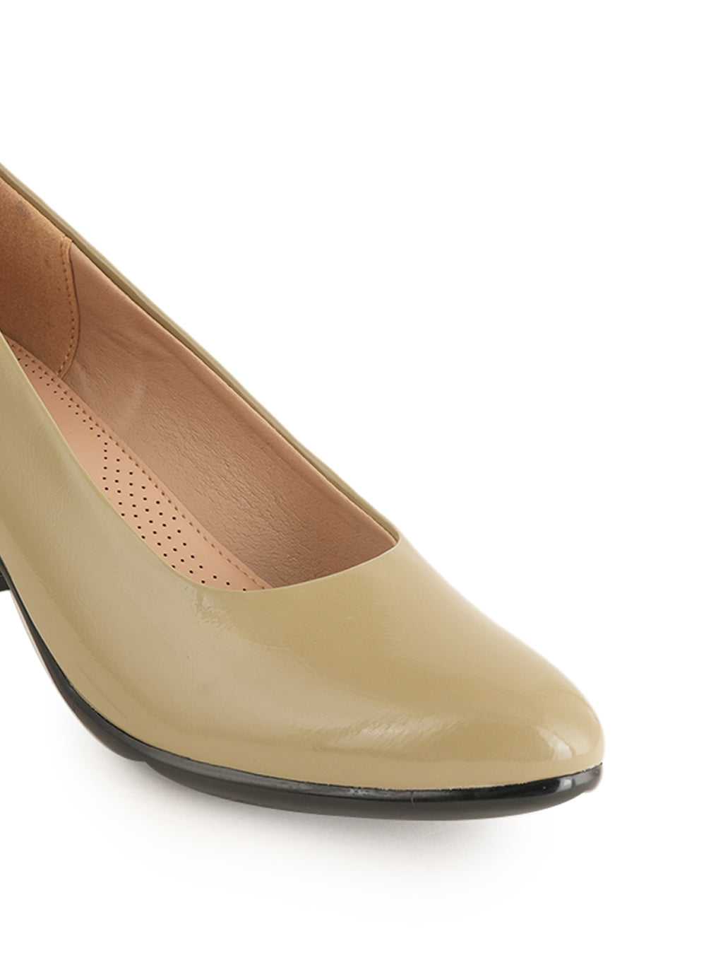 Liscott Solid Block Heel Pumps for Women
