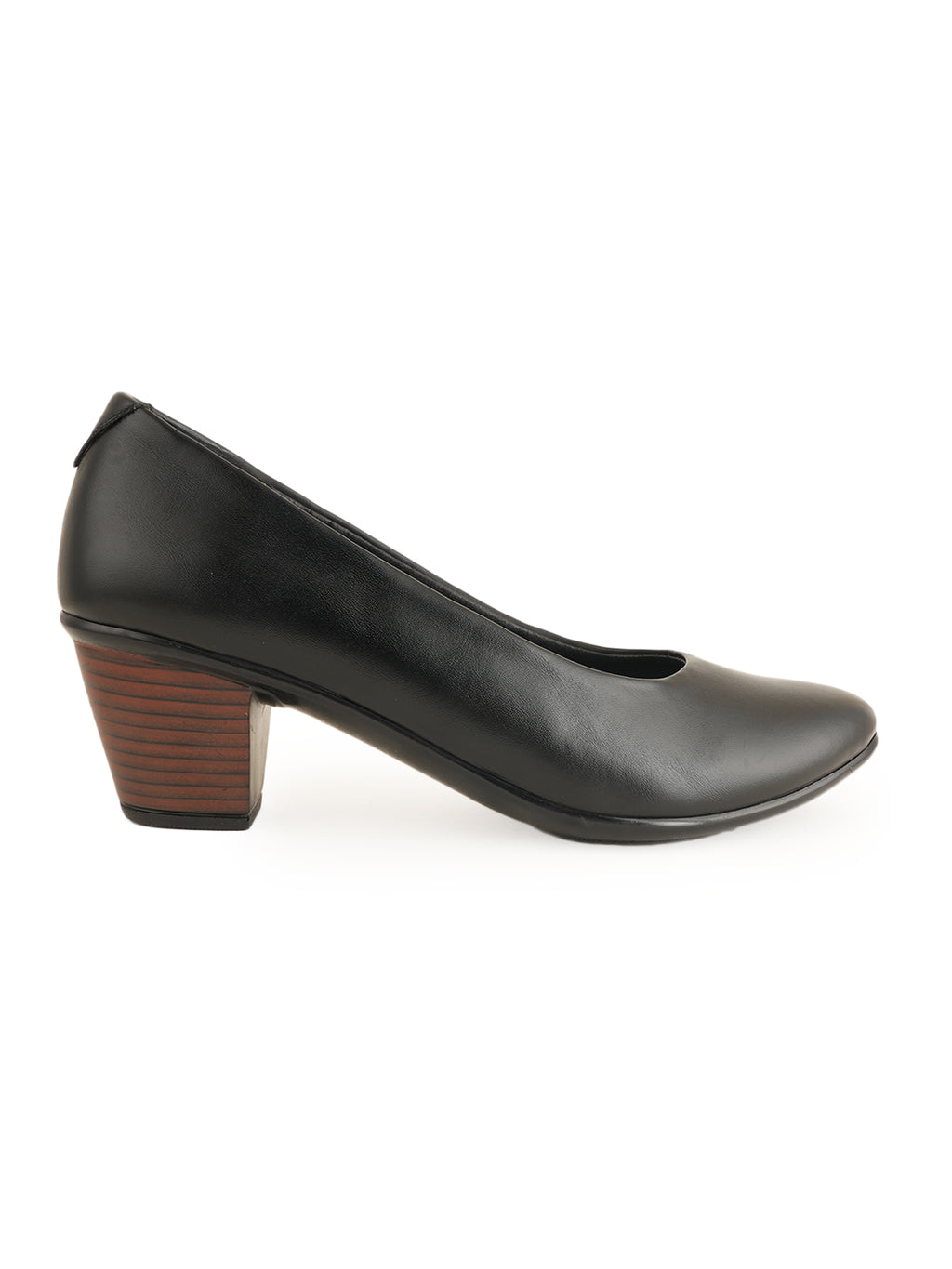 Liscott Solid Block Heel Pumps for Women