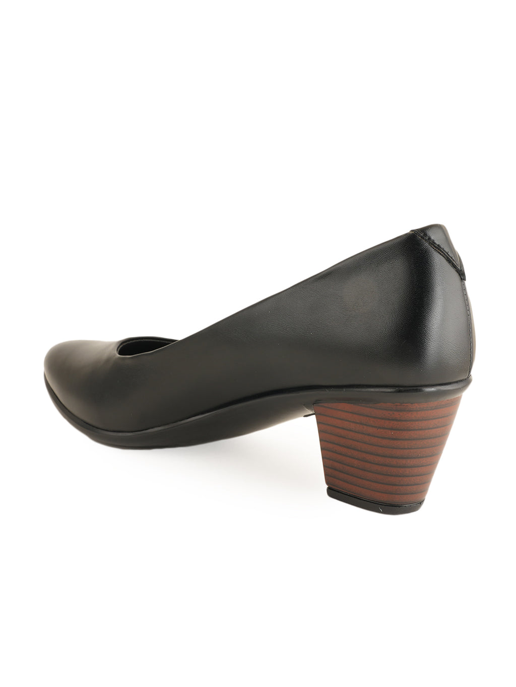 Liscott Solid Block Heel Pumps for Women