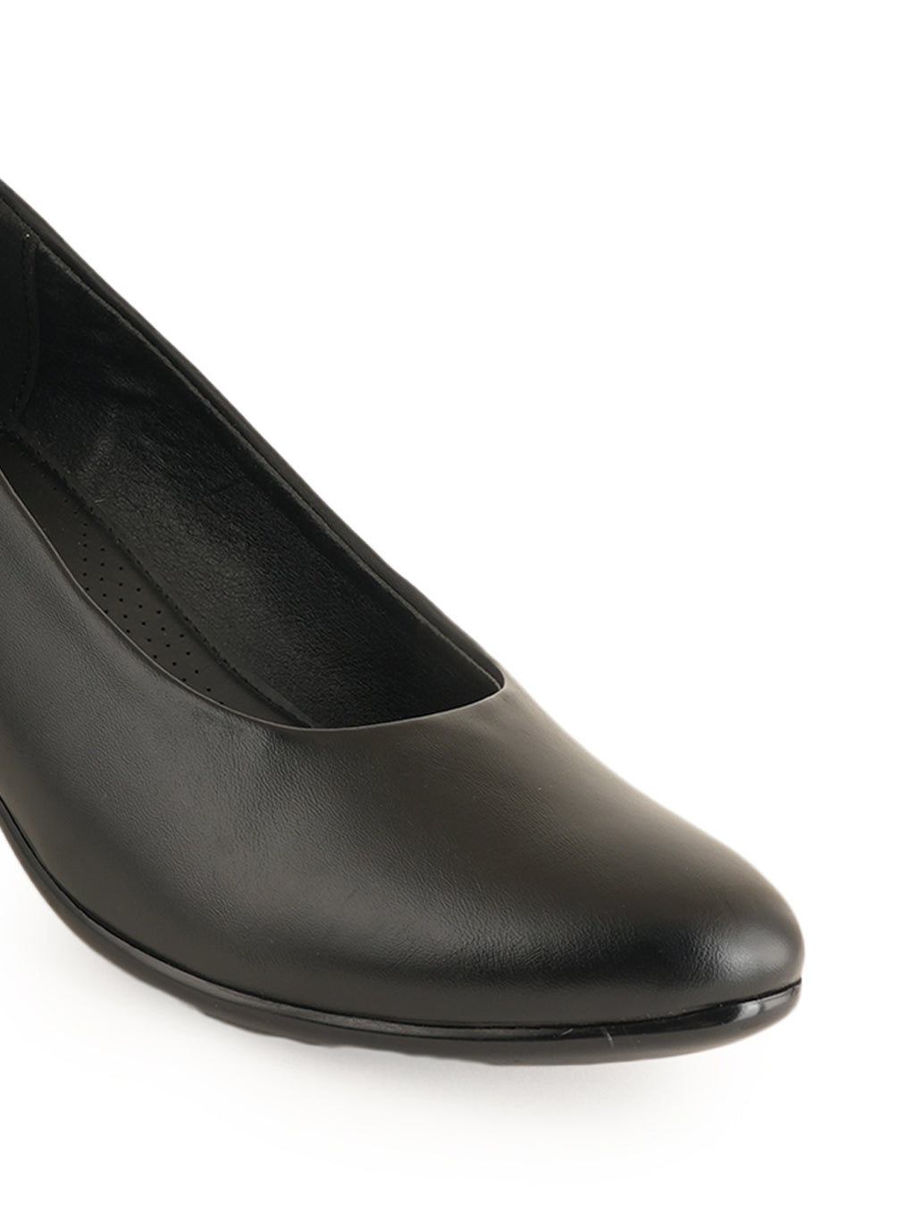 Liscott Solid Block Heel Pumps for Women