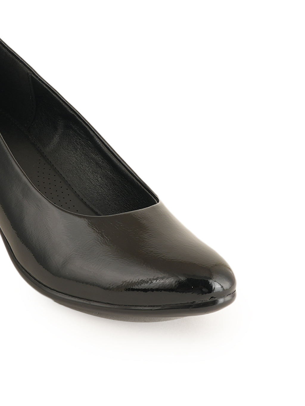 Liscott Solid Block Heel Pumps for Women