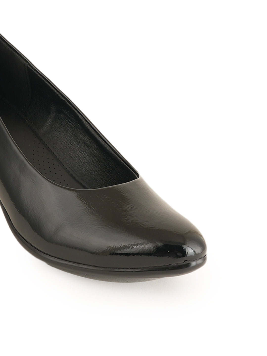 Liscott Solid Block Heel Pumps for Women