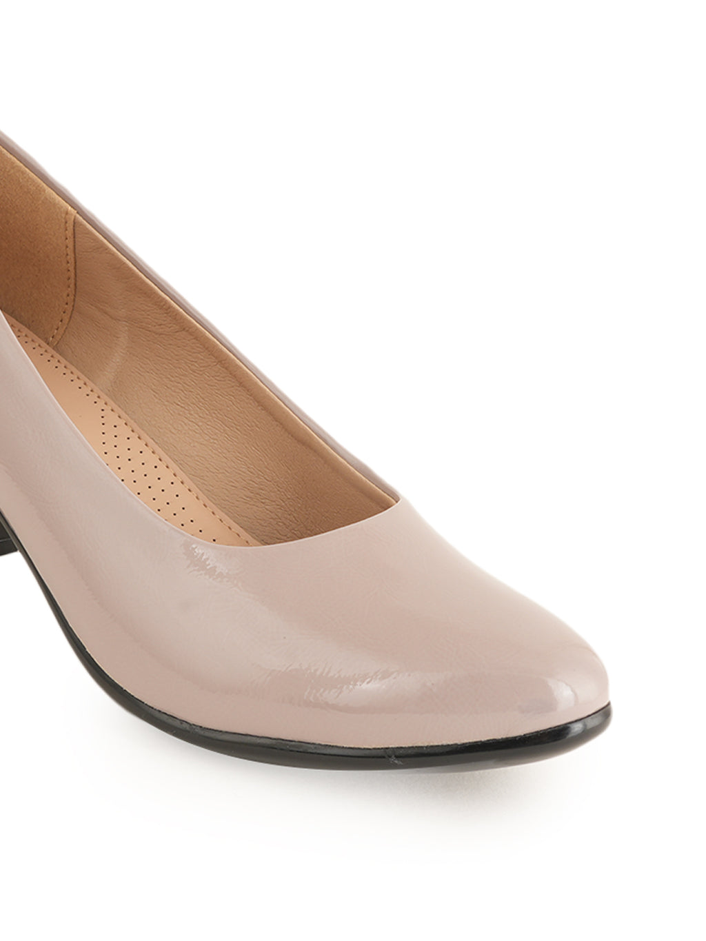 Liscott Solid Block Heel Pumps for Women