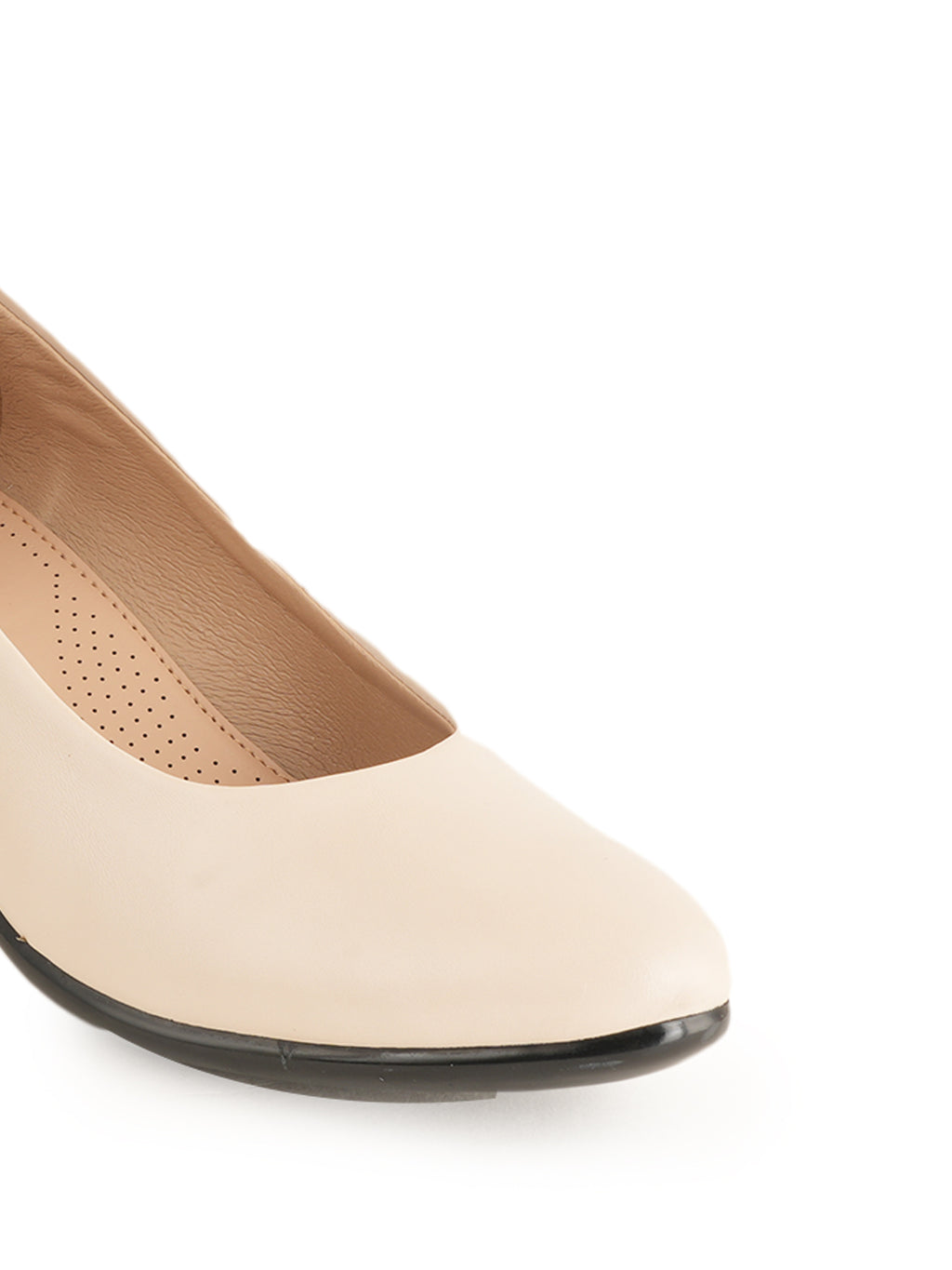 Liscott Solid Block Heel Pumps for Women