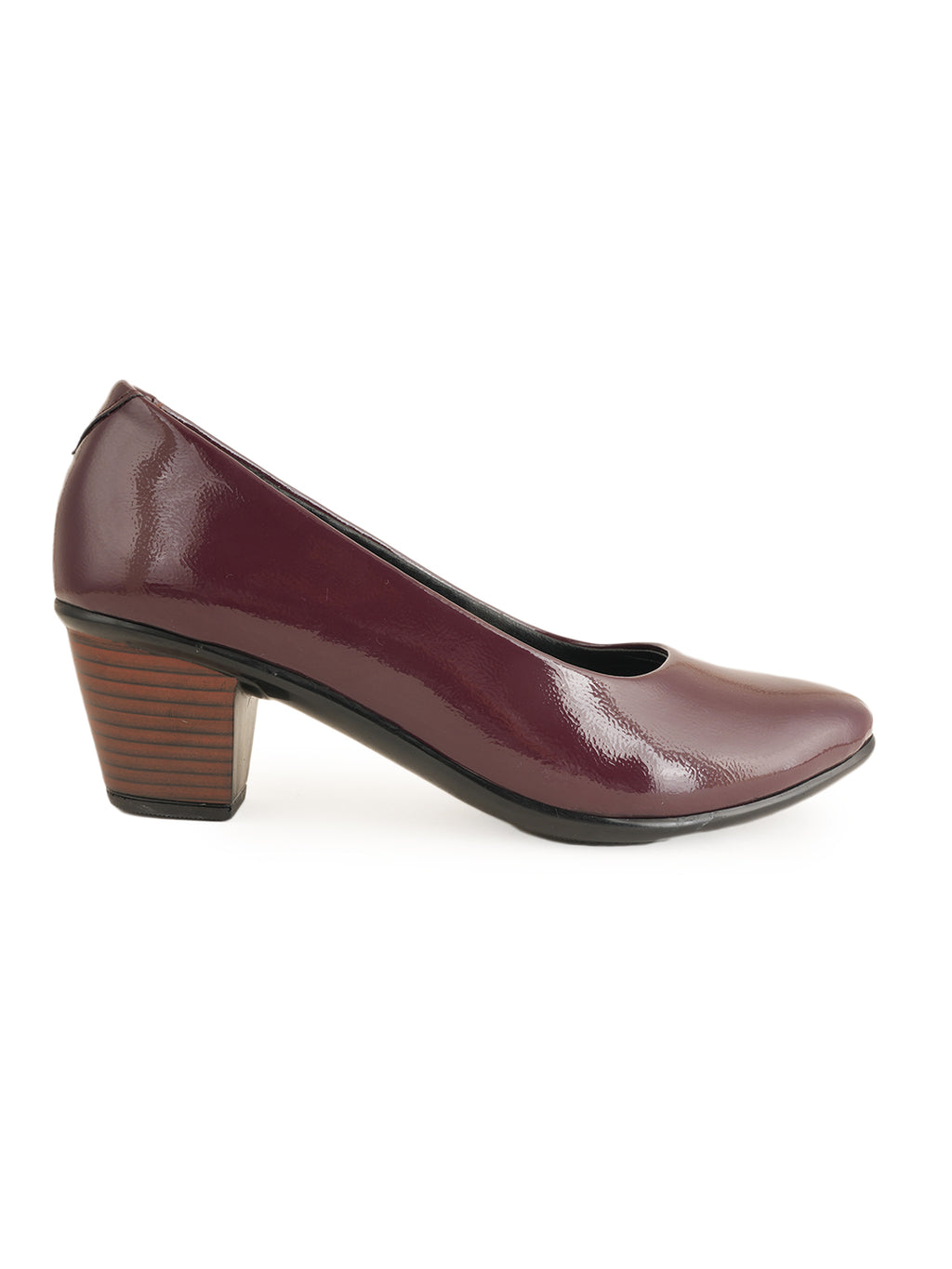Liscott Solid Block Heel Pumps for Women