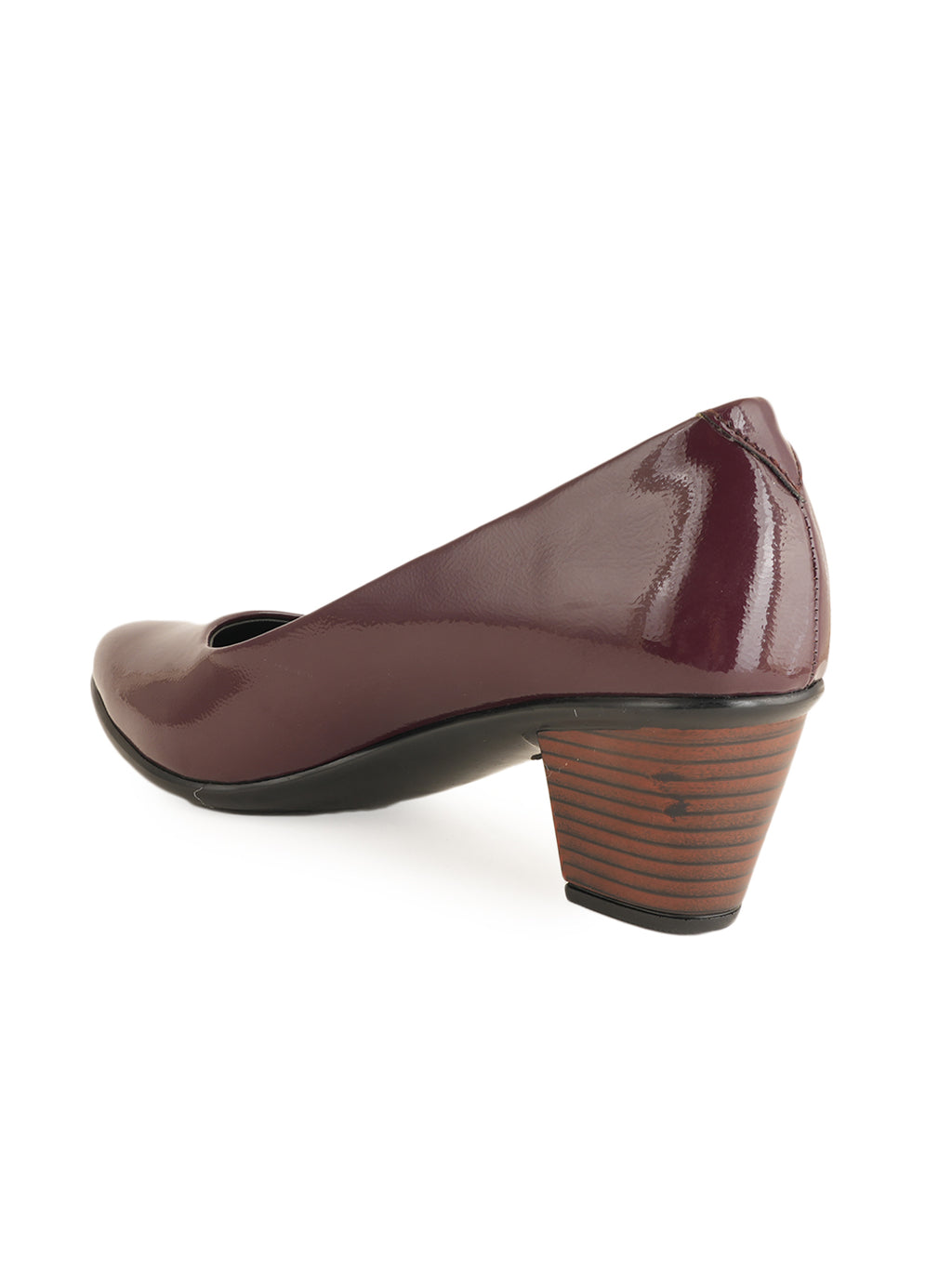Liscott Solid Block Heel Pumps for Women