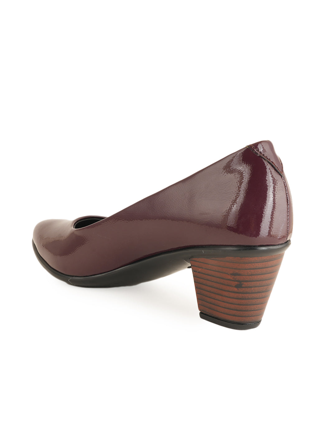 Liscott Solid Block Heel Pumps for Women