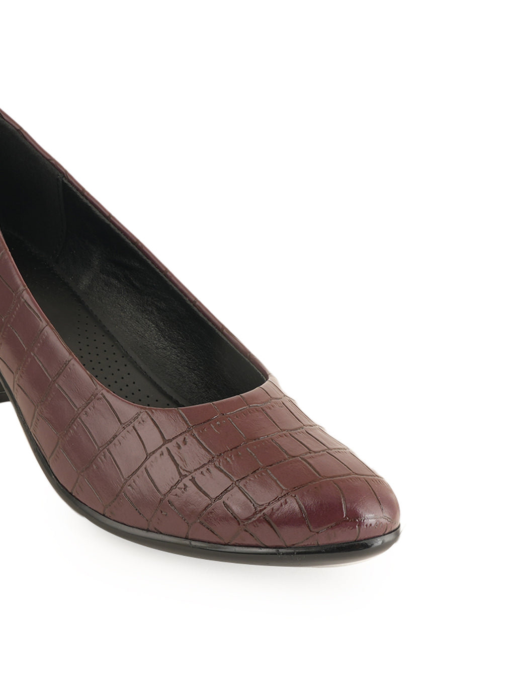 Liscott Solid Block Heel Pumps for Women