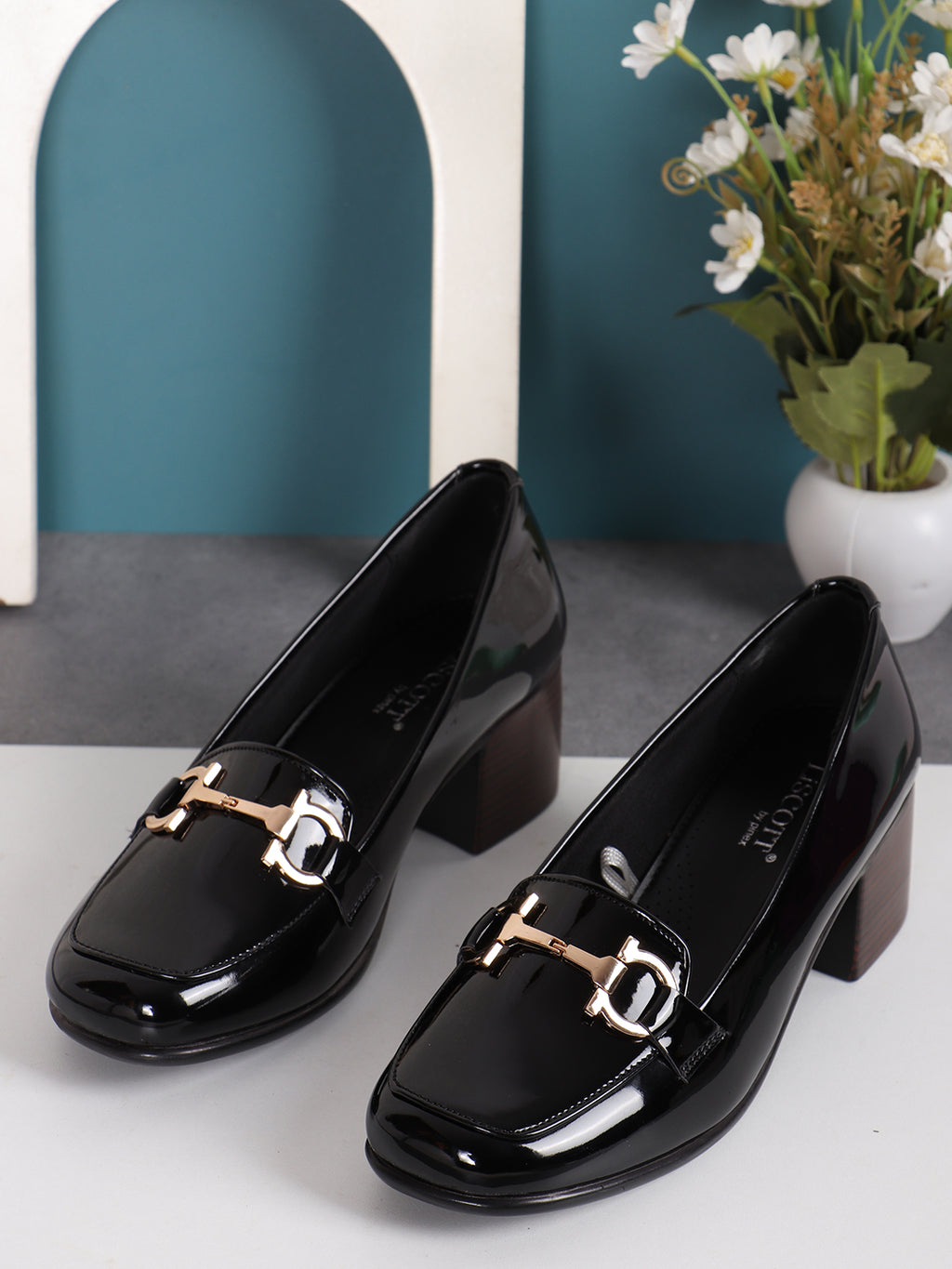 Liscott Comfortable Block Heel Pumps for Women