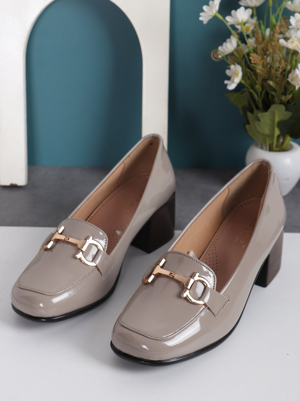 Liscott Comfortable Block Heel Pumps for Women