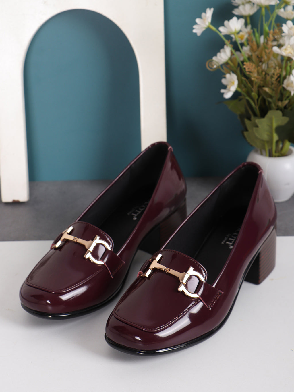 Liscott Comfortable Block Heel Pumps for Women