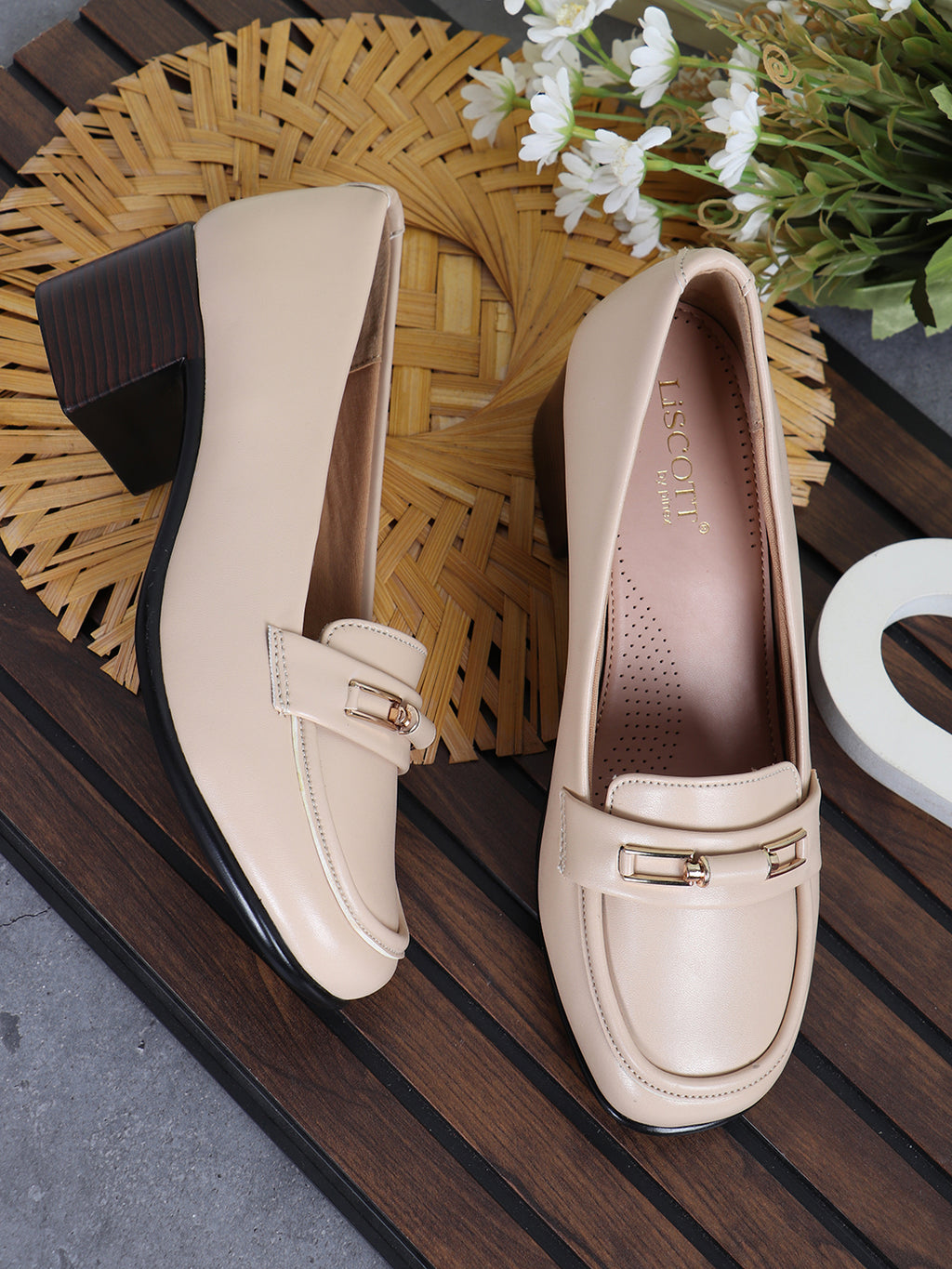 Liscott Comfortable Block Heel Pumps for Women