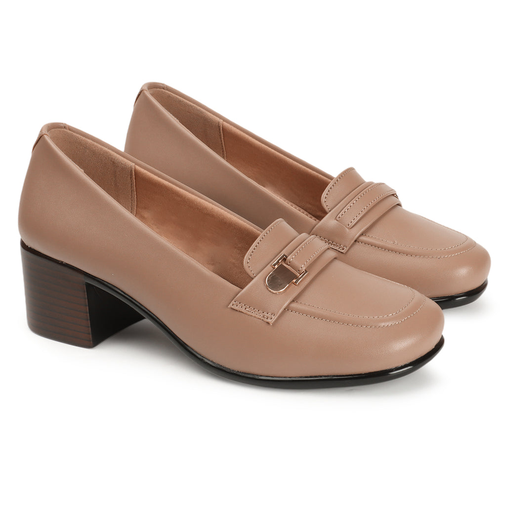Liscott Comfortable Block Heel Pumps for Women