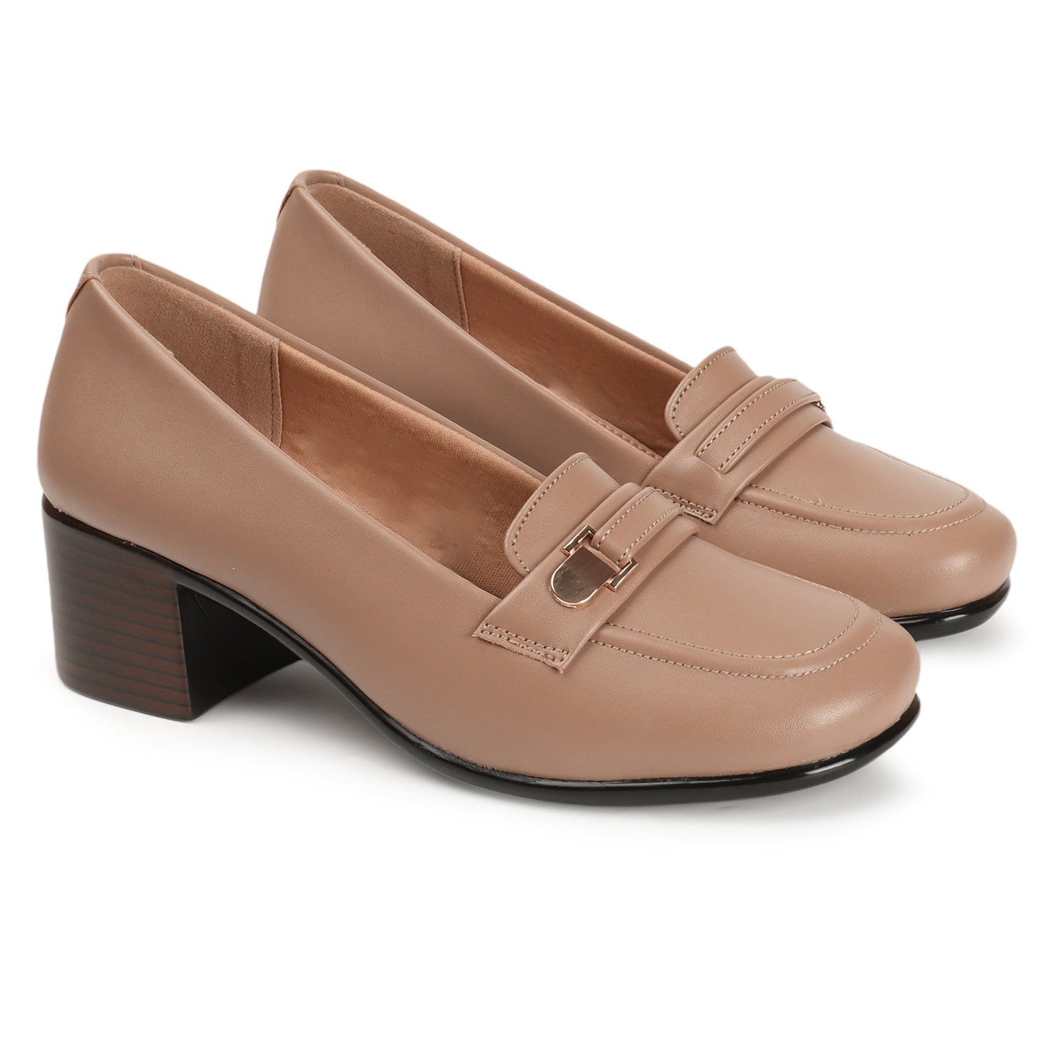 Liscott Comfortable Block Heel Pumps for Women