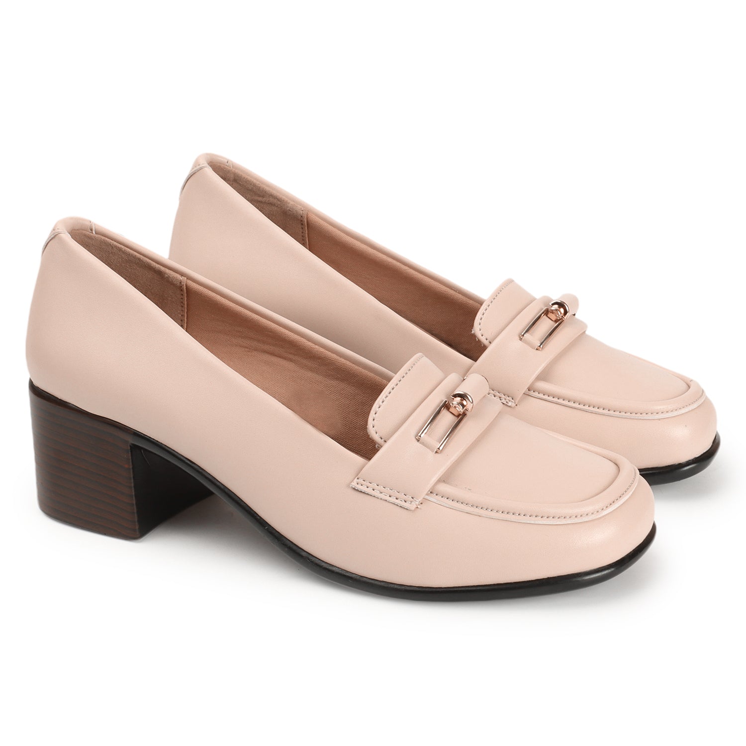 Liscott Comfortable Block Heel Pumps for Women