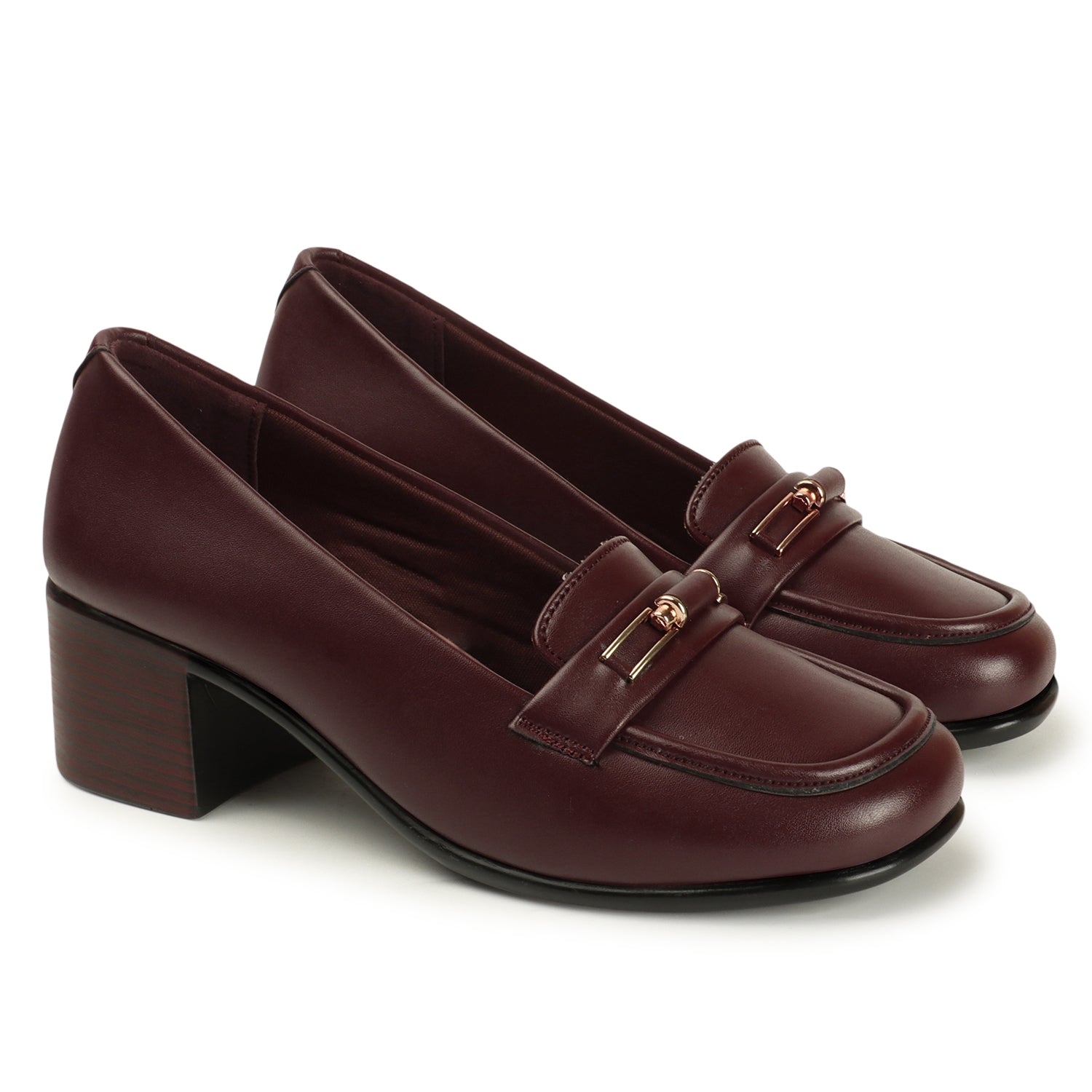 Liscott Comfortable Block Heel Pumps for Women